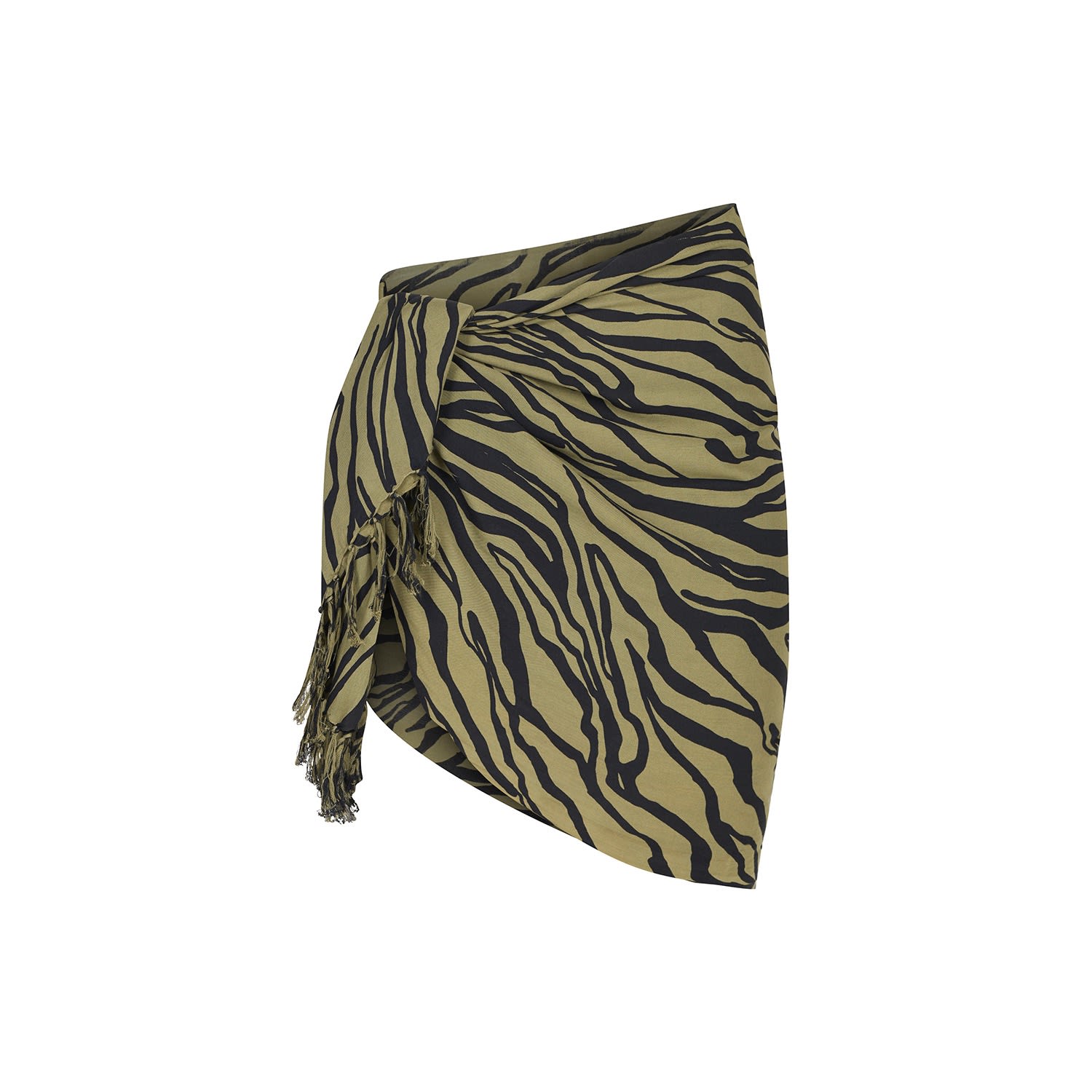 Olive Zebra Sarong